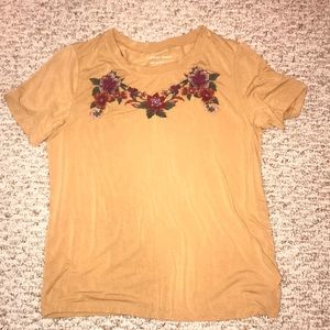 american eagle soft rose shirt